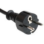 RS PRO Unterminated CEE 7/7 Plug Power Cord, 2.5m