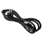 RS PRO IEC C19 Socket to CEE 7/7 Plug Power Cord, 2.5m