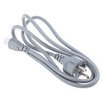 RS PRO IEC C5 Socket to CEE 7/7 Plug Power Cord, 1.5m