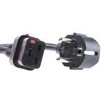 Schaffner IEC C19 Socket to CEE 7/7 Plug Power Cord