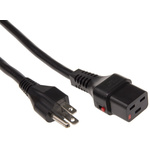 Schaffner IEC C19 Socket to Type B US Plug Plug Power Cord