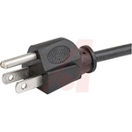 Schurter IEC C13 Socket to Type B US Plug Plug Power Cord, 2.5m