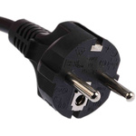 Phihong IEC C13 Socket to CEE 7/7 Plug Power Cord, 1.8m