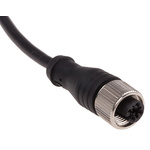 RS PRO Straight Female 4 way M12 to Unterminated Sensor Actuator Cable, 5m