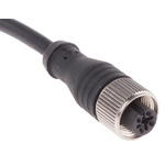 RS PRO Straight Female 5 way M12 to Unterminated Sensor Actuator Cable, 2m