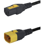 Schurter IEC C13 Socket to IEC C14 Plug Power Cord, 2m