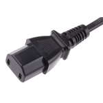 RS PRO Straight IEC C17 Socket to Straight Type A Chinese Plug Power Cord, 2m