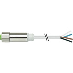 RS PRO Straight Female 4 way M12 to Unterminated Sensor Actuator Cable, 5m