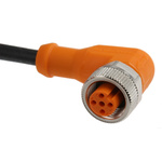 ifm electronic Female 4 way M12 to Unterminated Sensor Actuator Cable, 5m