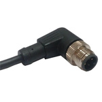 RS PRO Right Angle Male 5 way M12 to Unterminated Sensor Actuator Cable, 5m