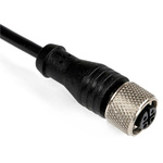 RS PRO Straight Female 4 way M12 to Unterminated Sensor Actuator Cable, 2m