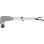 RS PRO Right Angle Male 4 way M8 to Unterminated Sensor Actuator Cable, 5m