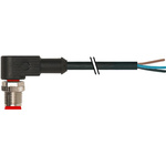 RS PRO Right Angle Male 4 way M12 to Unterminated Sensor Actuator Cable, 2m
