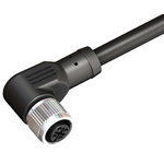 RS PRO Right Angle Female 4 way M12 to Unterminated Sensor Actuator Cable, 2m