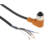 RS PRO Right Angle Female 4 way M12 to Unterminated Sensor Actuator Cable, 10m
