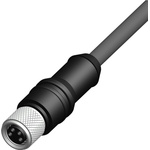 RS PRO Straight Female 4 way M8 to Unterminated Sensor Actuator Cable, 5m