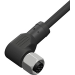RS PRO Right Angle Female 4 way M12 to Unterminated Sensor Actuator Cable, 5m