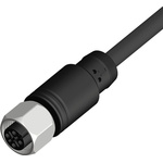 RS PRO Straight Female 4 way M12 to Unterminated Sensor Actuator Cable, 5m