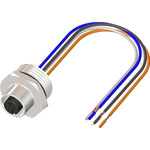 RS PRO Straight Female 5 way M12 to Unterminated Sensor Actuator Cable, 500mm
