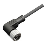 RS PRO Right Angle Female M12 to Unterminated Sensor Actuator Cable, 10m