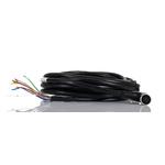 RS PRO Right Angle Female M12 to Unterminated Sensor Actuator Cable, 5m