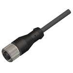 RS PRO Straight Female M12 to Unterminated Sensor Actuator Cable, 10m