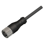 RS PRO Straight Female M12 to Unterminated Sensor Actuator Cable, 10m