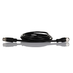 RS PRO Straight Female M12 to Straight Male M12 Sensor Actuator Cable, 2m