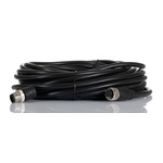 RS PRO Straight Female M12 to Straight Male M12 Sensor Actuator Cable, 10m