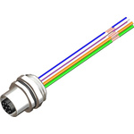 RS PRO Straight Female M12 to Unterminated Sensor Actuator Cable, 500mm