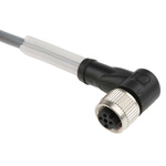 Pepperl + Fuchs Right Angle Female 4 way M12 to Unterminated Sensor Actuator Cable, 2m