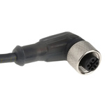 Telemecanique Sensors Right Angle Female 4 way M12 to Unterminated Sensor Actuator Cable, 10m