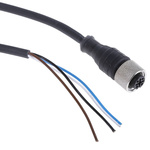Telemecanique Sensors Straight Female 4 way M12 to Unterminated Sensor Actuator Cable, 10m