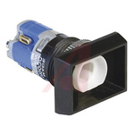 Johnson Electric Single Pole Double Throw (SPDT) Latching Push Button Switch, 16.2/22.5 (Dia.)mm, Panel Mount, 250V ac