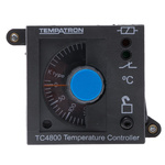 Tempatron 1/16 DIN On/Off Temperature Controller, 48 x 48mm, 1 Output Relay, 110 → 230 V ac Supply Voltage
