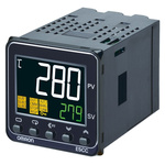 Omron E5CC Panel Mount PID Temperature Controller, 48 x 48mm 3 Input, 1 Output Voltage, 24 V ac/dc Supply Voltage