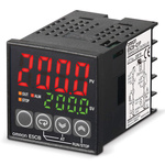 Omron E5CB DIN Rail Controller, 48 x 48mm 2 dedicated Input, 3 dedicated Output Relay, SSR, 24 V Supply Voltage ON/OFF,