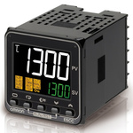 Omron E5CC Panel Mount Controller, 48 x 48mm 1 Input, 3 dedicated Output Relay, 100 → 240 V Supply Voltage PID