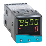 CAL 9500 PID Temperature Controller, 48 x 48 (1/16 DIN)mm, 2 Output Linear, Relay, 100 V ac, 240 V ac Supply Voltage