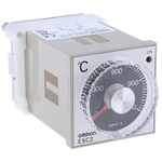 Omron E5C2 On/Off Temperature Controller, 48 x 48mm, 100 → 240 V ac Supply Voltage