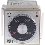 Omron E5C2 Digital Thermometer Alarm, 48 x 48mm, 100 → 240 V ac Supply Voltage
