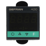 Gefran 400 PID Temperature Controller, 48 x 48 (1/16 DIN)mm, 2 Output Logic, Relay, 11 → 27 V ac/dc Supply