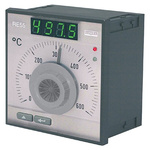 Lumel RE55 Panel Mount On/Off Temperature Controller, 96 x 96mm 1 Input, 1 Output Relay, Transistor, 85 → 253 V