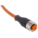 Lumberg Automation Straight Female 4 way M12 to Unterminated Sensor Actuator Cable, 5m