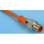 Lumberg Automation Straight Male M12 to Unterminated Sensor Actuator Cable, 5m