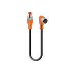 Lumberg Automation Straight Male 5 way M12 to Right Angle Female 5 way M12 Sensor Actuator Cable, 2m