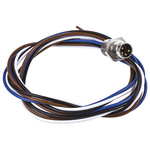 Hirschmann Straight Male 4 way M8 to Unterminated Sensor Actuator Cable, 500mm