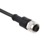 binder Straight Female 4 way M12 to Unterminated Sensor Actuator Cable, 5m
