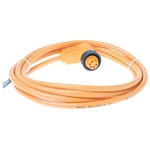 Pepperl + Fuchs Right Angle Female 5 way 7/8 in Circular to Unterminated Sensor Actuator Cable, 2m