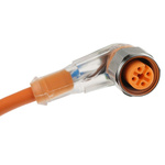 Lumberg Automation Right Angle Female 4 way M12 to Unterminated Sensor Actuator Cable, 10m